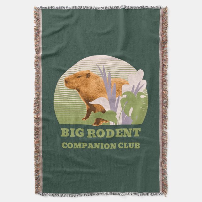 Cobertor Grande Clube de Companheiros de Capivara (Frente Vertical)