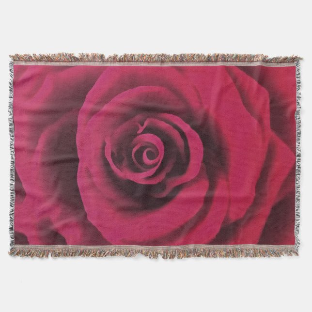 Cobertor Grande Rosa vermelha (Frente)
