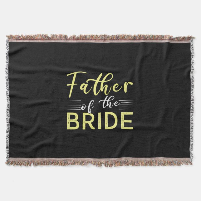 Cobertor Grandpa Gift | Father Of The Bride (Frente)
