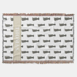 Cobertor Great Dane Personalizado (Preto)