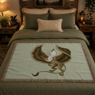 Cobertor Gryphon Fantasia Griffin Mitologia