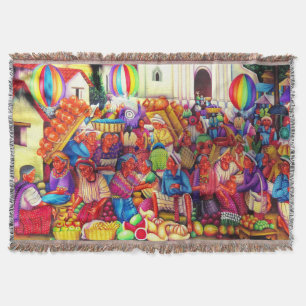 Cobertor Guatemala Art Throw Blanket