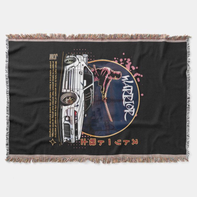 Cobertor Guerreiro de Rua Samurai - Motorista Skyline (Frente)