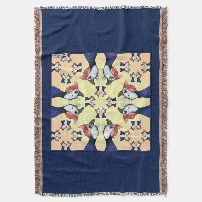 Cobertor Guineas em todo lugar! (Frente Vertical)