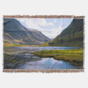 Cobertor guisado natural, montanha