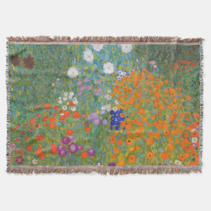 Cobertor Gustav Klimt Cottage Garden Bauergarten