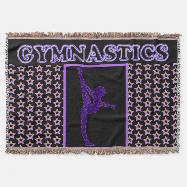 Cobertor Gymnastics Star Throw Blanket (Frente)