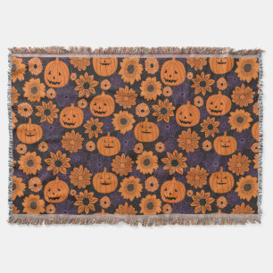 Cobertor Halloween Floral