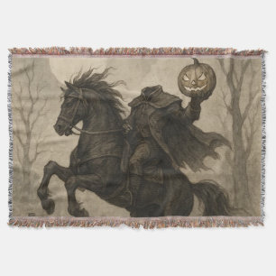 Cobertor Halloween/Outono de Cavaleiro Sem Cabeça Vintage/G