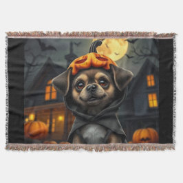 Cobertor Halloween Pet Blanket 🎃 Folha de Cozy