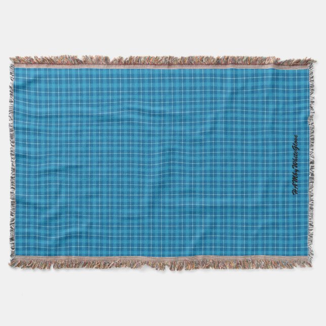 Cobertor HAMbWG Jogar em Aberto - L. Xadrez Azul (Frente)
