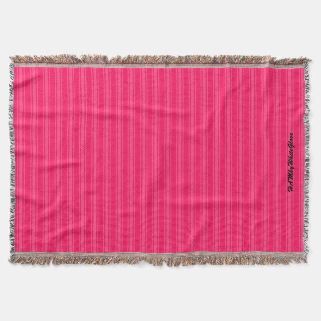 Cobertor HAMbWG Jogar em Aberto - Rosa/Rosa (Frente)