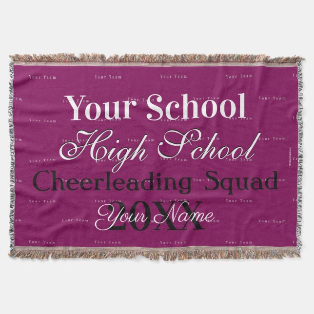 Cobertor HAMbyWG - Blanket de Cheerleader ou Clube (Frente)