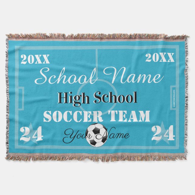 Cobertor HAMbyWG - Futebol personalizável (Frente)