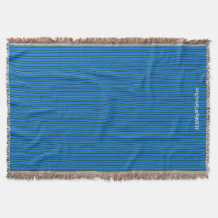 Cobertor HAMbyWG - Lançar em Aberto - Azul Oceano e Verde