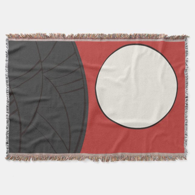 Cobertor Hanafuda "Susuki-ni-tsuki" スローブランケット (Frente)