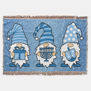 Cobertor Hanukkah Gnomo Trio Joga Banheira