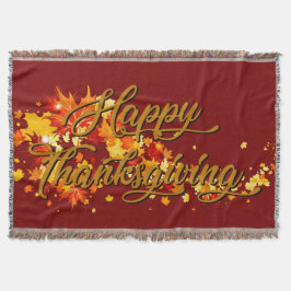 Cobertor Happy Thanksgiving