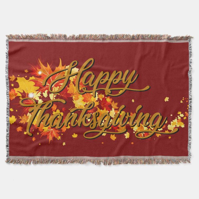 Cobertor Happy Thanksgiving (Frente)