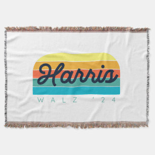 Cobertor Harris Walz 2024 Sunset Modern