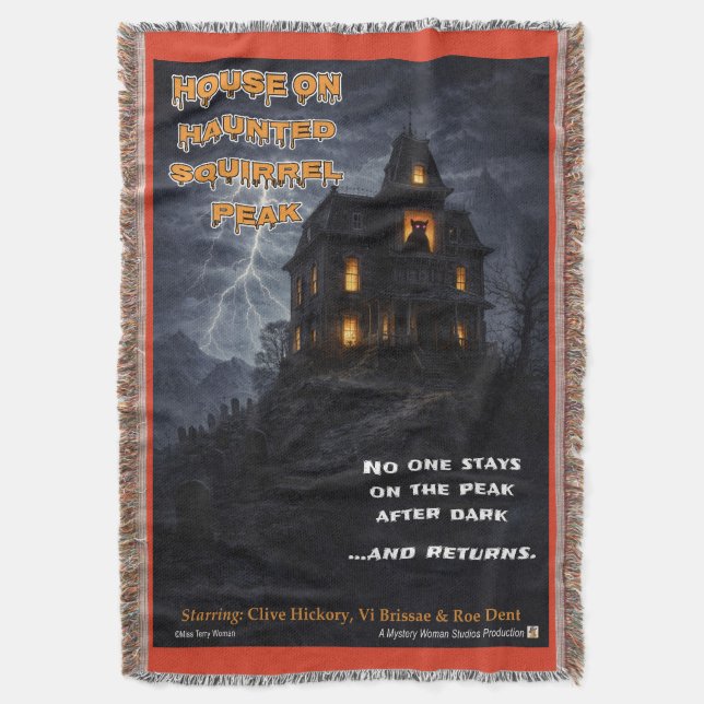 Cobertor Haunted Squirrel Peak (Frente Vertical)