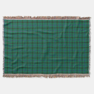 Cobertor Henderson Family Green e Blue Clan Tartan