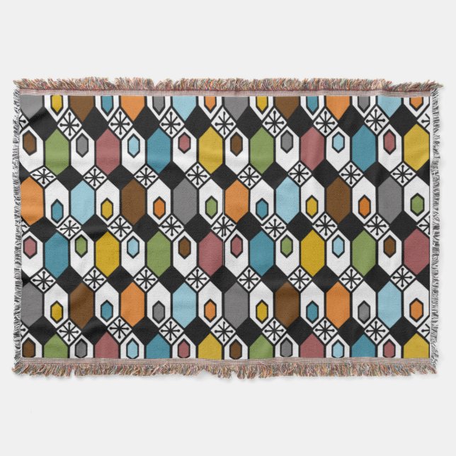 Cobertor Hexágonos e estereótipos (Frente)