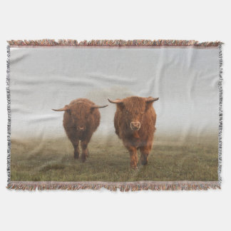 Cobertor Highland Cow Woven Blanket
