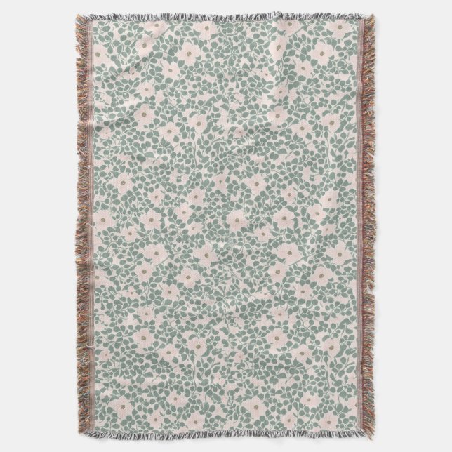 Cobertor Hippie Boho Floral (Frente Vertical)