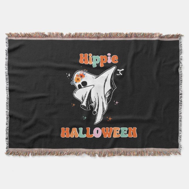 Cobertor Hippie halloween (Frente)