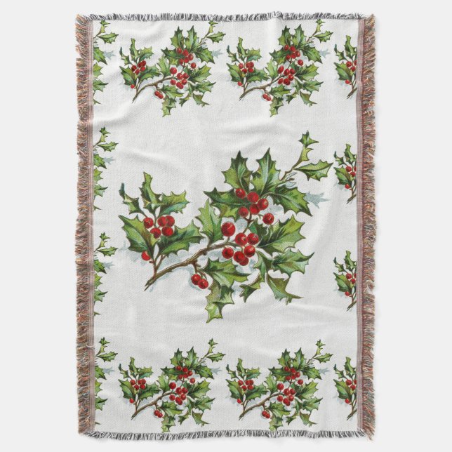 Cobertor HollyBerries 014 (Frente Vertical)