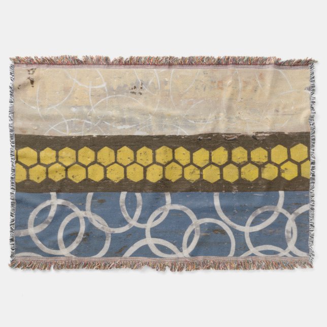 Cobertor Honey Comb Abstrato I (Frente)