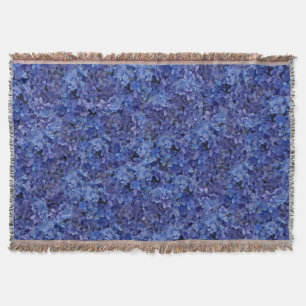 Cobertor Hortênsia Azul Brilhante