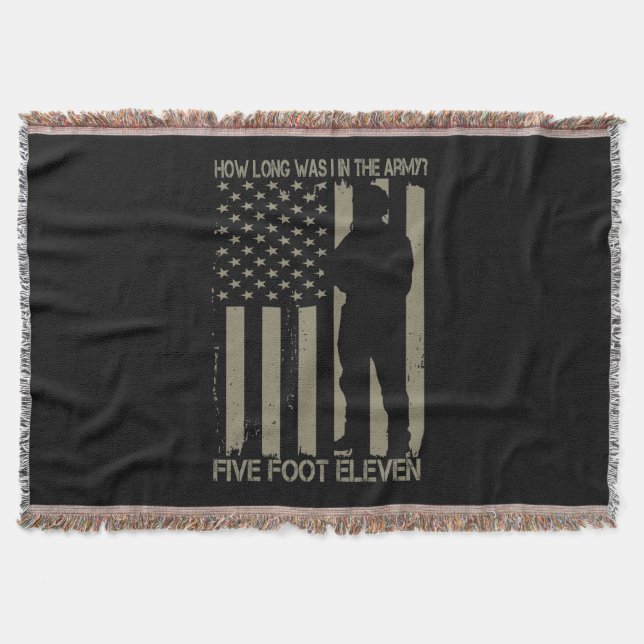 Cobertor How Long Was I In The Army Five Foot Eleven (Frente)