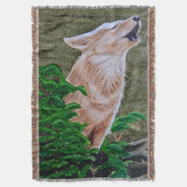 Cobertor Howling Coyote