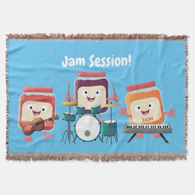 Cobertor Humor músico de animação de encrenca (Frente)