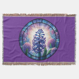 Cobertor Hyacinth Stainth Glass Art