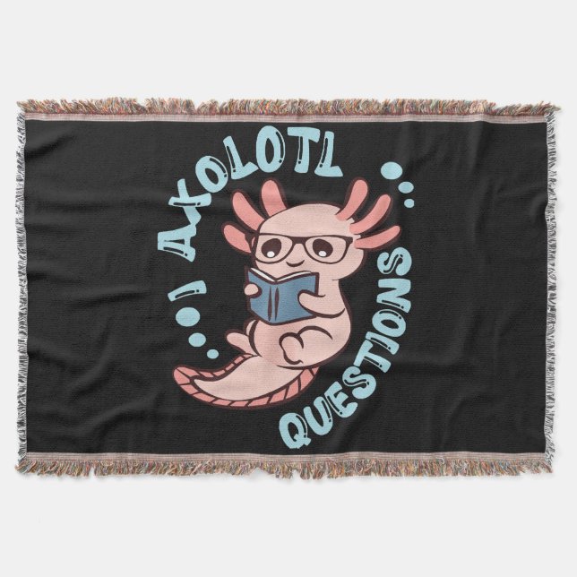 Cobertor I Perguntas sobre Axolotl (Frente)