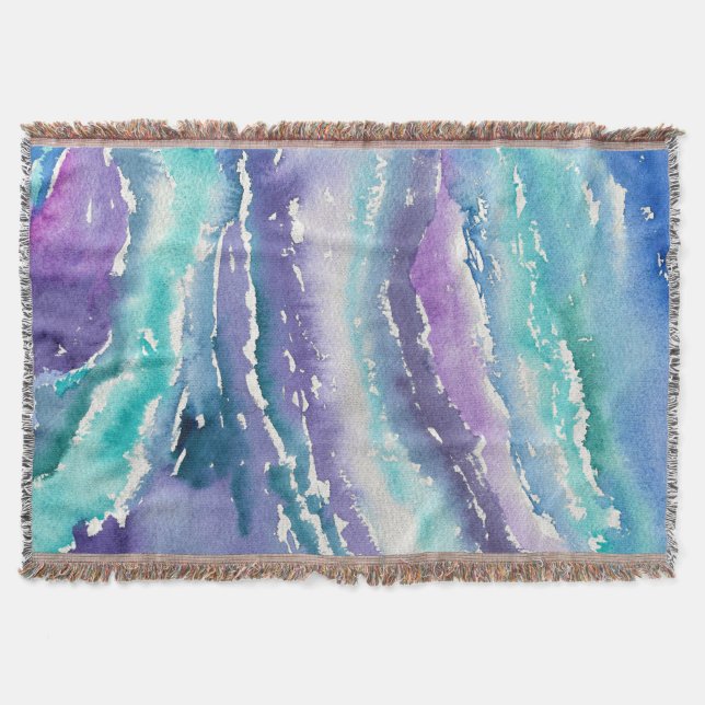 Cobertor Ícicles Teais (Frente)