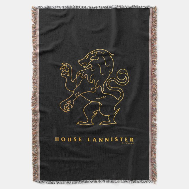 Cobertor Ícone Lannister da Casa (Frente Vertical)