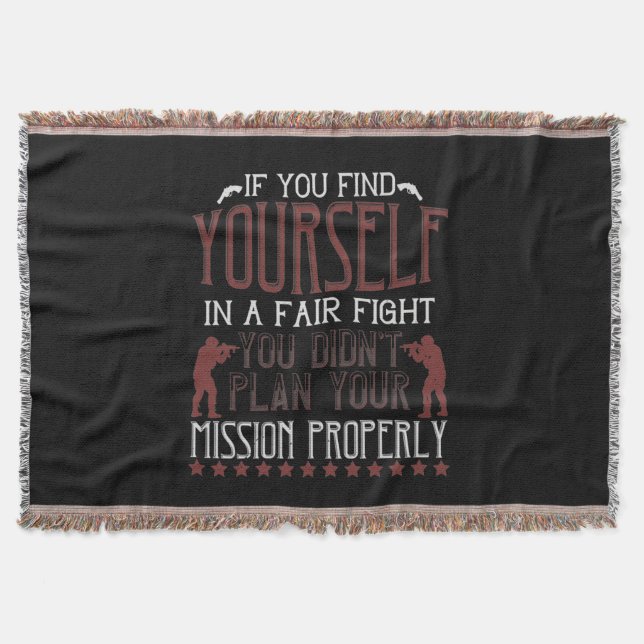 Cobertor If You Find Yourself In A Fair Fight (Frente)