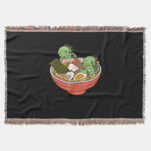 Cobertor Iguana Kawaii Ramen Funny Pet Gift