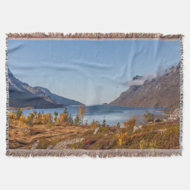 Cobertor Ilha Kvaloya Noruega (Frente)