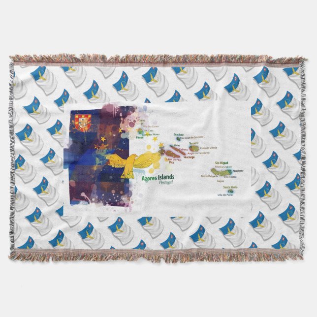 Cobertor Ilhas dos Açores, Portugal (Frente)