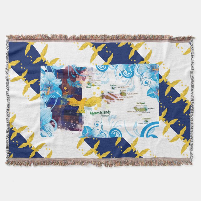 Cobertor Ilhas dos Açores, Portugal (Frente)