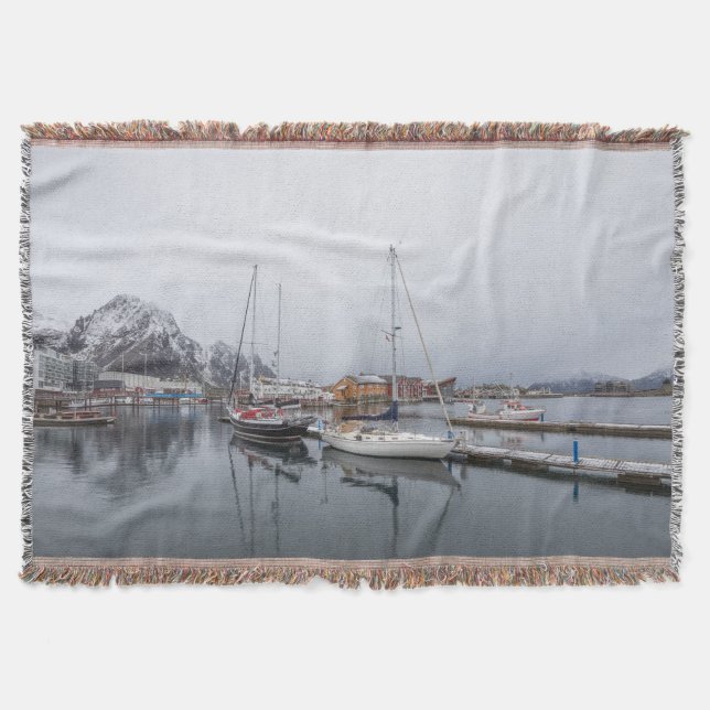 Cobertor Ilhas Svolvaer Lofoten (Frente)