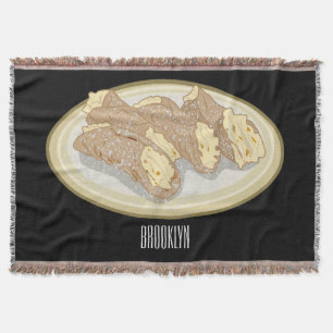 Cobertor Ilustração de desenho animado de Cannoli
