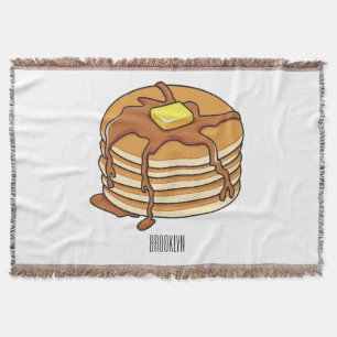 Cobertor Ilustração de desenho animado de Pancake