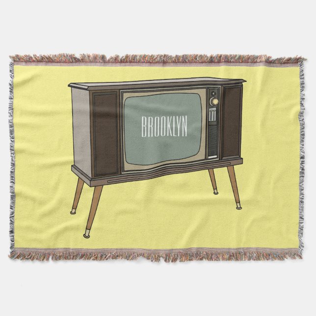 Cobertor Ilustração de desenho animado de televisão (Frente)