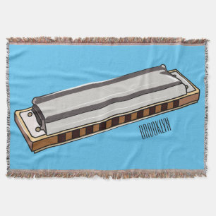 Cobertor Ilustração de desenho da Harmonica